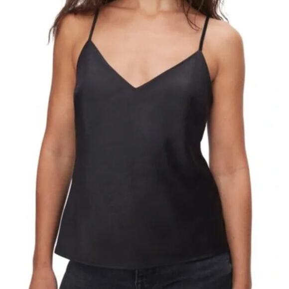 NEW GOOD AMERICAN ~  Washed Satin Camisole Size Large - Picture 1 of 6